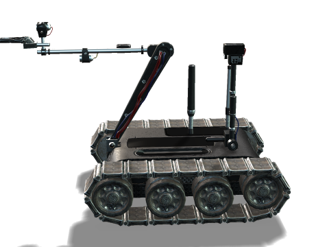 Tracked robot 3D-Modell