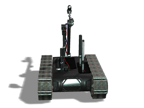 Tracked robot 3D-Modell