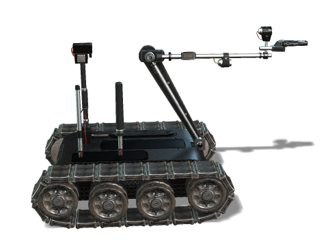 Tracked robot 3D-Modell