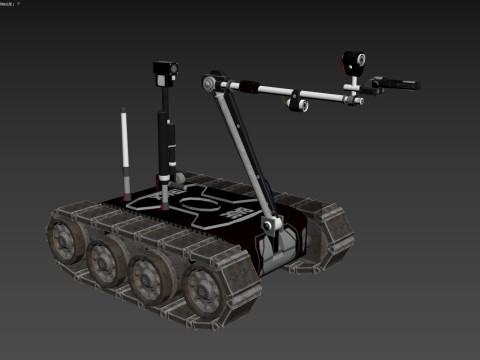 Tracked robot 3D-Modell