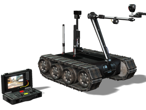 Tracked robot 3D Model