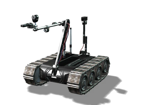 Tracked robot 3D Model