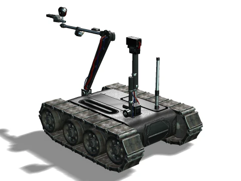 Tracked robot 3D Model