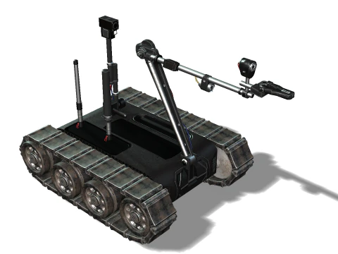 Tracked robot 3D Model