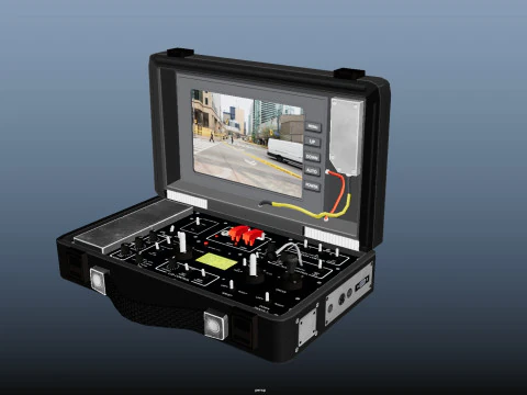 Tracked robot 3D Model