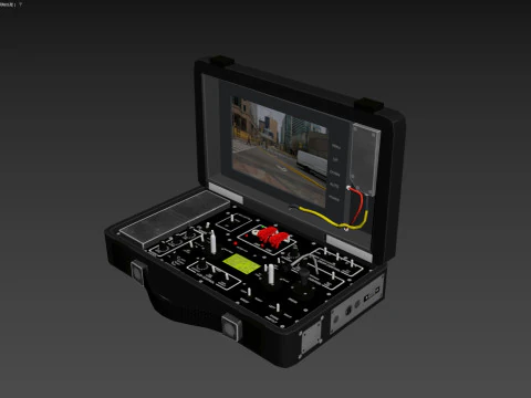 Tracked robot 3D Model