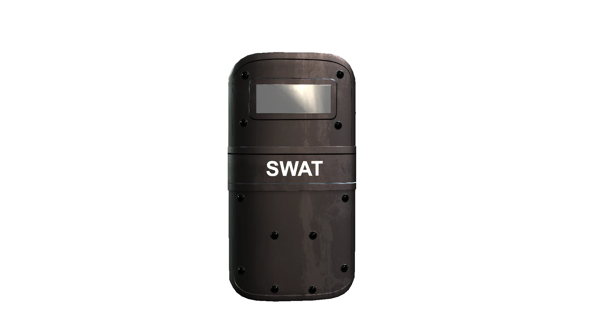 Police Shield 3D Model .c4d .max .obj .3ds .fbx .stl .blend 