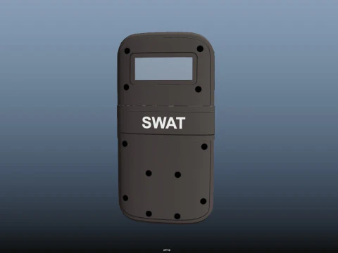 Police Shield 3D Model