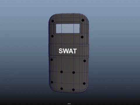 Police Shield 3D Model
