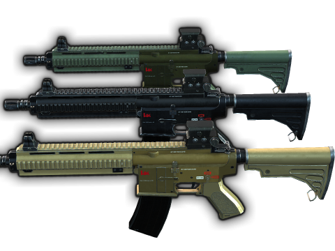 HK416 Model 3D