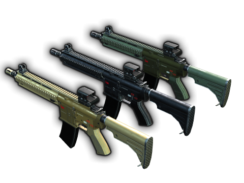 HK416 Model 3D