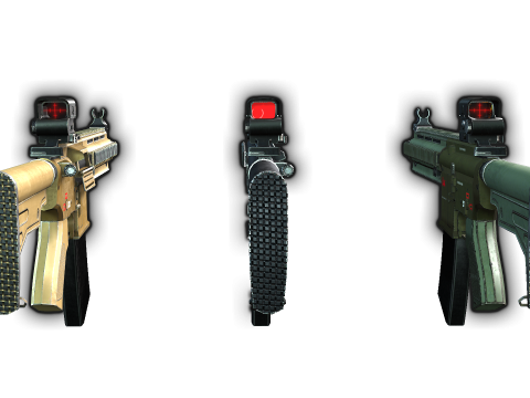 HK416 Model 3D