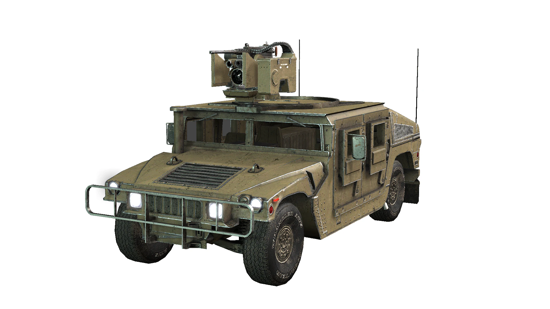 Humvee Modello 3D .c4d .max .obj .3ds .fbx .stl .blend 