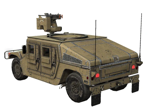 Humvee Modello 3D