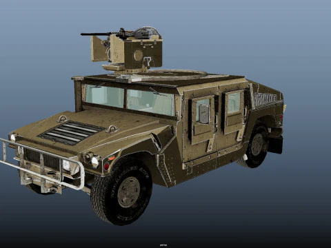Humvee Modello 3D