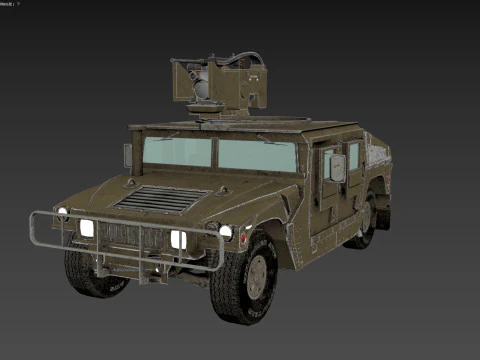 Humvee Modello 3D