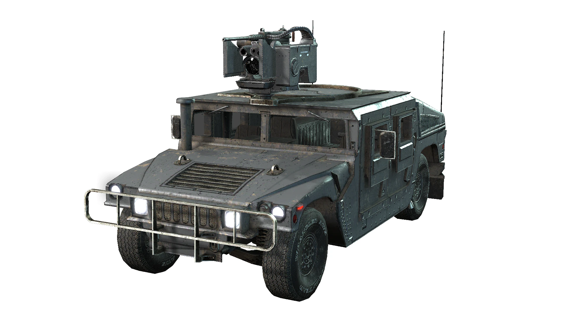 Humvee Modello 3D .c4d .max .obj .3ds .fbx .stl .blend 
