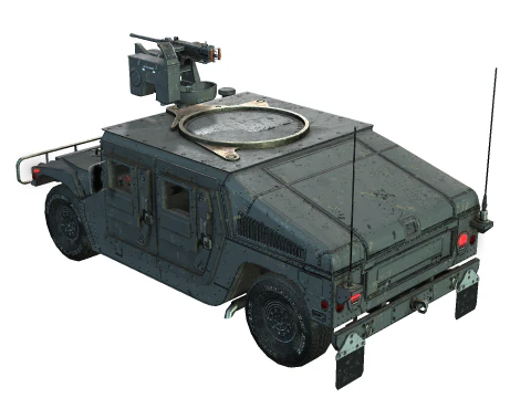 Humvee Modello 3D