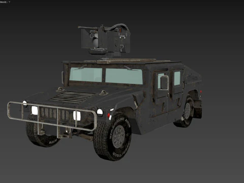 Humvee Modello 3D