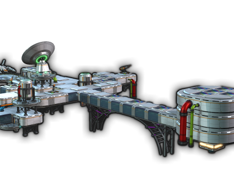 Sci-Fi Corridor 3D Модель