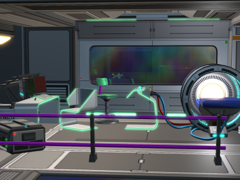 Sci-Fi Corridor 3D Модель