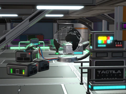 Sci-Fi Corridor 3D Model