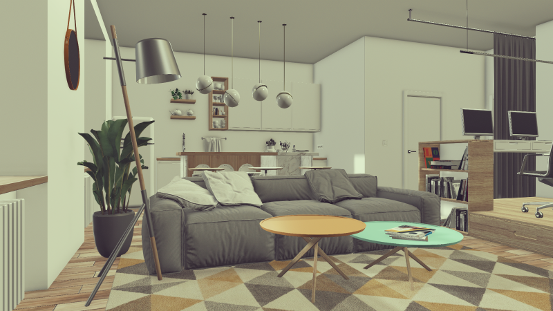 Apartment Modèle 3D .c4d .max .obj .3ds .fbx .stl .blend 