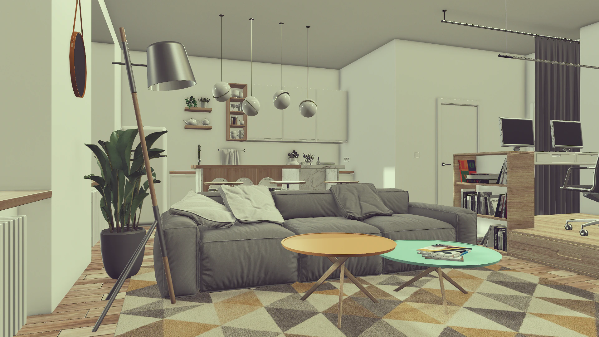 Apartment 3D Model .c4d .max .obj .3ds .fbx .stl .blend 