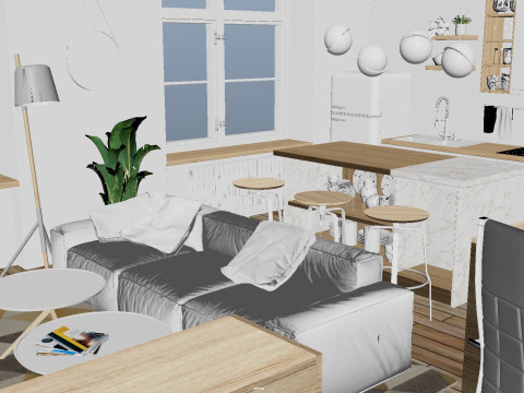 Apartment Modèle 3D