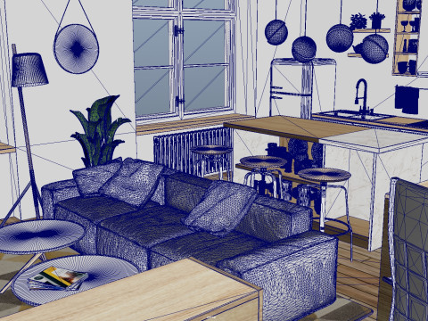 Apartment Modèle 3D