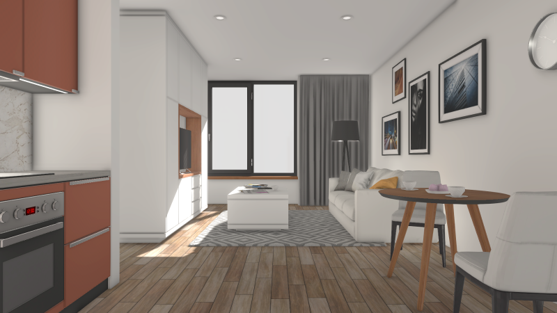 Apartment 3D Model .c4d .max .obj .3ds .fbx .stl .blend 