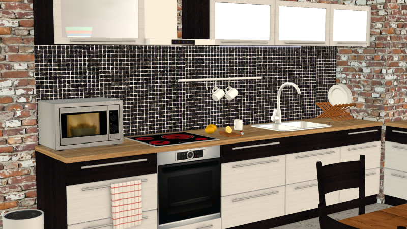 Kitchen 3Dモデル .c4d .max .obj .3ds .fbx .stl .blend