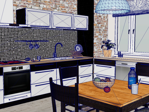 Kitchen 3Dモデル