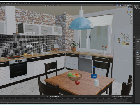 Kitchen 3D Model