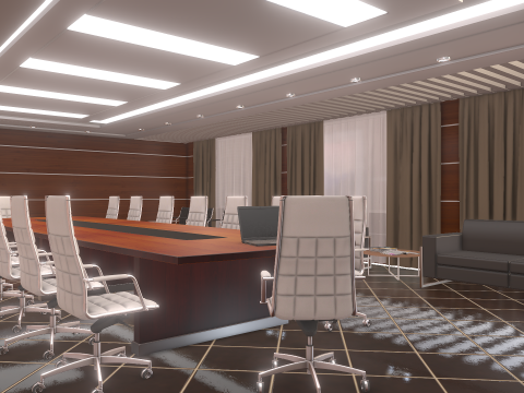 Conference Room 3D Model