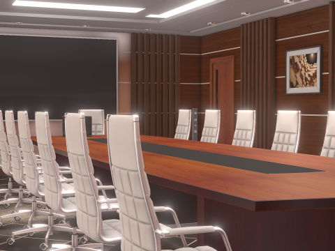 Conference Room 3D Model