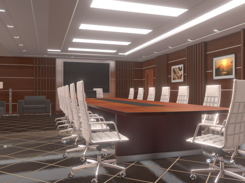 Conference Room 3D Model