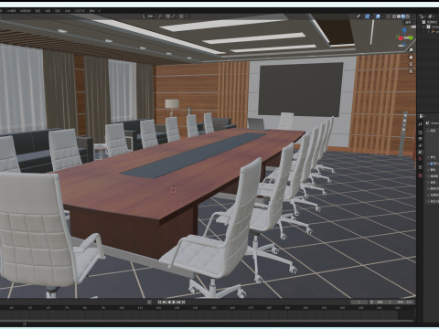 Conference Room 3D Model