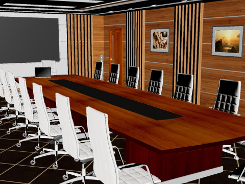 Conference Room 3D Model