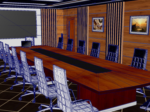 Conference Room 3D Model