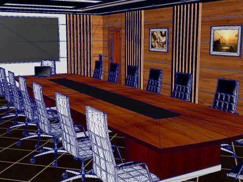Conference Room 3D Model