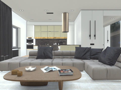 Modern Interior 3D-Modell