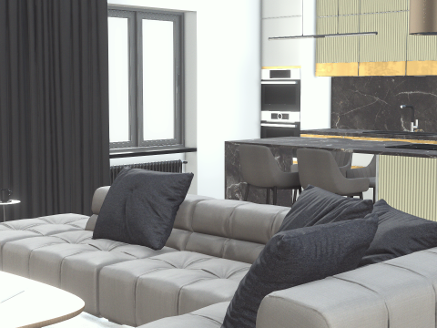 Modern Interior 3D-Modell