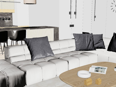 Modern Interior 3D-Modell