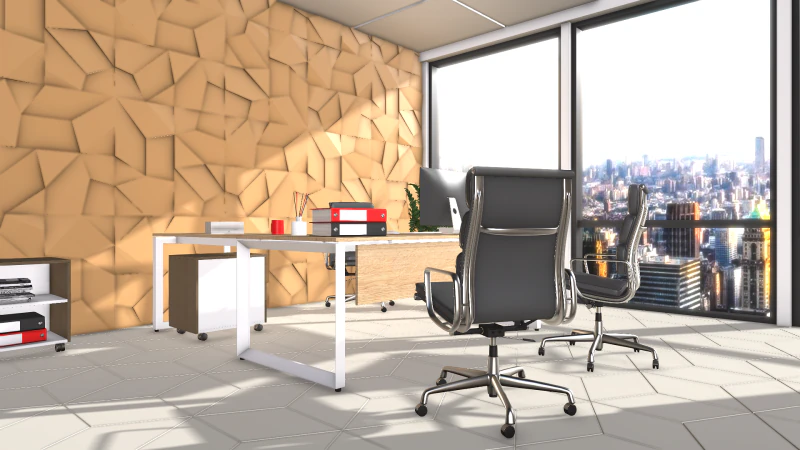 办公室 3D 模型 .c4d .max .obj .3ds .fbx .stl .blend 