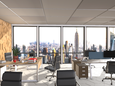 Office Model 3D