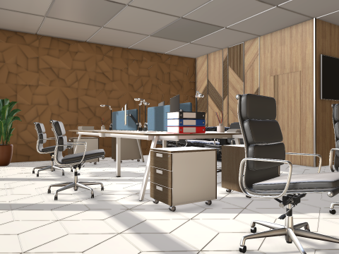 Office Model 3D