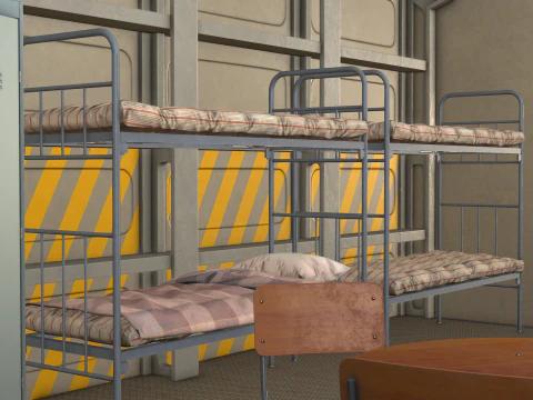 Nuclear Bomb Shelter 3D Model