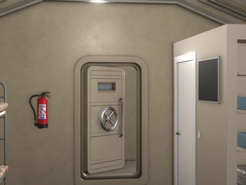 Nuclear Bomb Shelter 3D Model