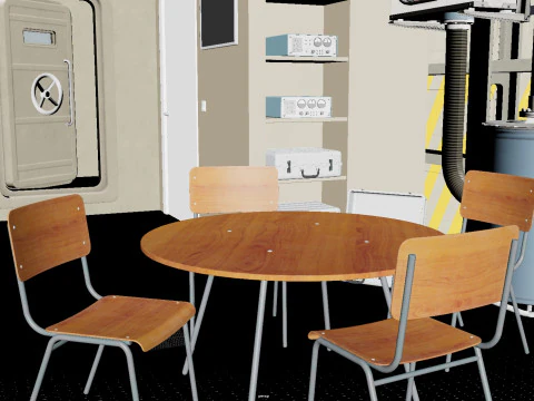 Nuclear Bomb Shelter 3D Model
